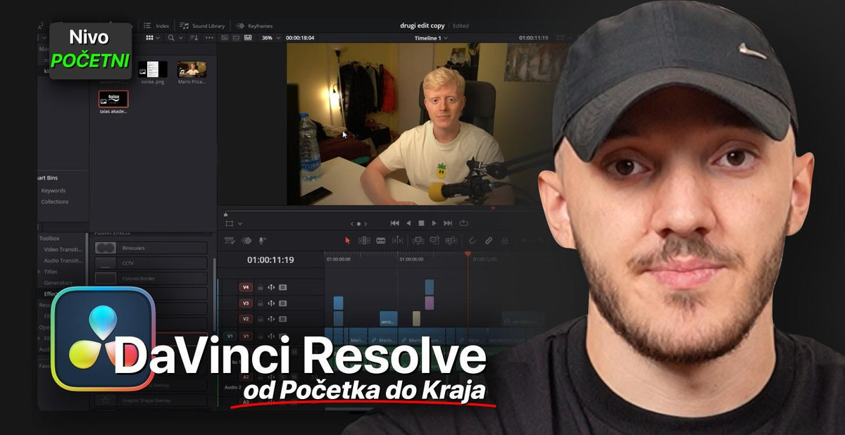 DaVinci Resolve kurs za početnike