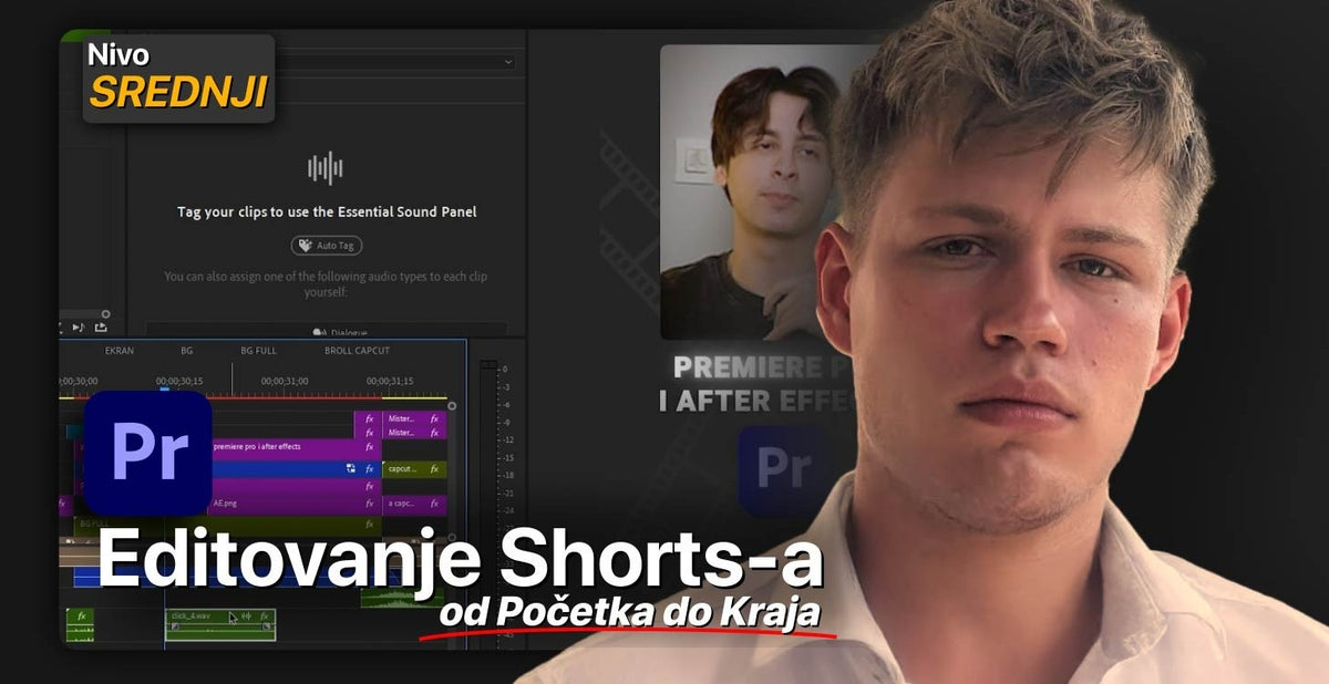 Editovanje Kratkih Klipova (TikTok/Shorts/Reels)